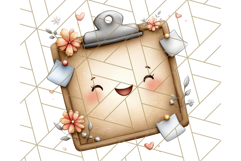 Simple School Supplies Clipart, Cute Classroom PNG Product Image 2