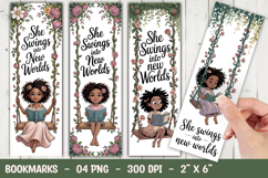 Sweet Girl Bookmark Sublimation Product Image 1