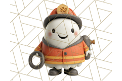 Cute Halloween Ghost Clipart Costume PNG, Halloween Png Product Image 2