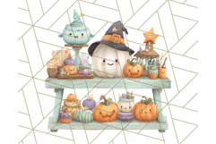 Halloween Candy Shop Clipart PNG, Trick or Treat Clip Art Product Image 2