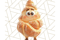 Cute Food PNG Clipart, 3D Adorable Kawaii Characters Png Product Image 2