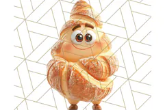 Cute Food PNG Clipart, 3D Adorable Kawaii Characters Png Product Image 2