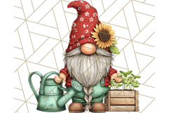 Farmer Gnome Clipart, Cute Farm Gnomes PNG Illustrations Product Image 2