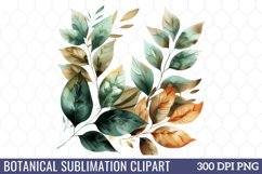 Botanical Sublimation Clipart Product Image 1