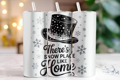 There&#039;s snow place like home Svg | Christmas Svg | Svg File Product Image 1