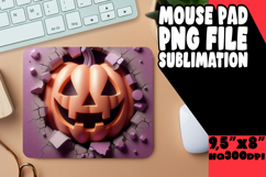 Unique Desk Mat Sublimation Magic, 3D Pumpkin Product Image 1
