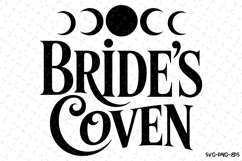 Bride&#039;s Coven Svg | Halloween Svg | Svg Cut Files Product Image 1