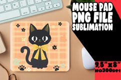 Cute and Adorable Cat Mouse Pad PNG Product Image 1