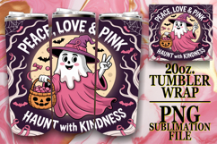 RADIANT ADVENTURE 20oz TUMBLER WRAP, Ghost Cancer Product Image 1