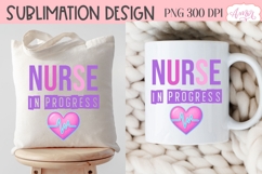 Nurse in progress PNG for Sublimation, Nurse student PNG Product Image 4