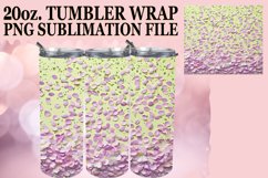 Sparkling Leopard Pattern Tumbler Wrap: Sublimation - 20oz Product Image 1