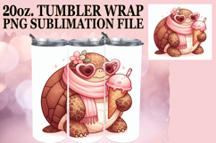 Radiant spirits 20oz tumbler wrap, Turtle Product Image 1