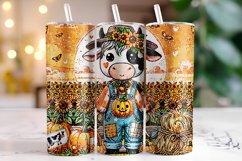 Halloween Cow Tumbler Wrap | Sublimation | Tumblers Product Image 1