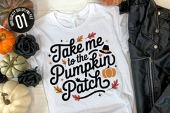 Take Me To The Pumpkin Patch - Autumn t-shirt Design Product Image 1