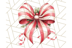 Muted Cozy Christmas Bows PNG Clipart, Winter Holiday Png Product Image 2