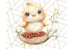 Woodland Nursery Baby Animals And Fantasy Forest PNG Clipart Product Image 2
