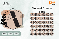 Circle of Dreams Boho Monogram Product Image 1