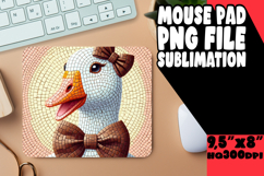 BLISSFUL MOUSE PAD PLAYFUL DESIGN, Goose Product Image 1