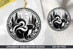 Animals Stained Glass Ornament Bundle, 30 High-Quality PNG Product Image 10