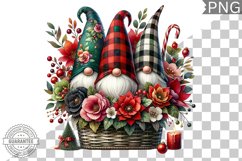 Christmas Gnome Sublimation - Clipart PNG Design Product Image 1