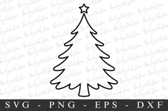 Christmas Tree SVG | SVG Cut files | Cricut Product Image 1