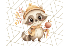 Woodland Autumn Animals PNG Clipart for Fall &amp; Harvest Product Image 2