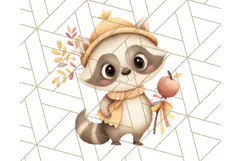 Woodland Autumn Animals PNG Clipart for Fall & Harvest Product Image 2
