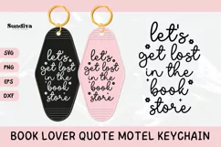 Book Lover Motel Keychain SVG Vol. 2 | Let's Get Lost Product Image 1