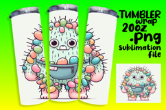 FASHIONABLE 20oz Tumbler Design , Monster Product Image 1