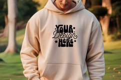 Gildan 18500 Hoodie Mockups, Christmas Gildan 18500 ladies Product Image 1