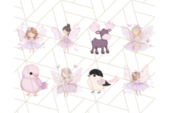 Pastel Purple Fairy Garden Clipart Enchanted Cottagecore Png Product Image 2