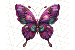 Metallic Butterfly Clipart PNG Clipart, Vibrant Butterfly Product Image 2