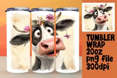 Colorful Bovine Tumbler Sublimation - 20oz Product Image 1