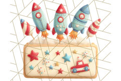 Fourth of July Cookie PNG, Patriotic Clipart USA Treats Png Product Image 2