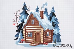 Woodland Christmas Animals Cliparts PNG Product Image 1