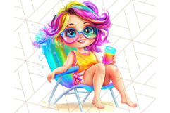 Bright Summer PNG Clipart, Printable Beach Graphics Product Image 2