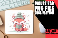 Boho Christmas Sublimation Mouse Pad Delight Product Image 1