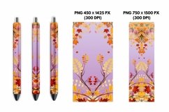 Fall Pen Bundle | Epoxy Pen Wrap | Sublimation Product Image 3