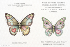 Easter Quirky Butterflies Clipart Product Image 2