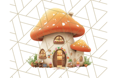 Whimsical Woodland Animal Village PNG Clipart Fantasy Forest Product Image 2