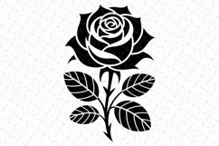 Rose Svg Design | Flowers Svg | Svg Cut File Product Image 1