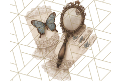 Vintage Butterfly PNG Clipart, Fairytale Cottagecore Images Product Image 2