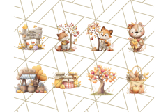Woodland Apple Orchard Festival PNG Fall Clipart Product Image 2