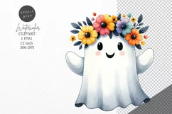 Halloween clipart, Ghost clipart, Kids Halloween Product Image 1