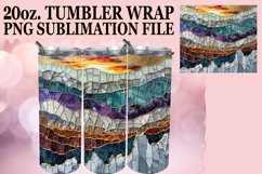 Luminous Landscape: 3D Sublimation Tumbler 20oz Product Image 1