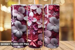 3D Valentine's Day Tumbler Design | Sublimation Wrap 20 Oz Product Image 1