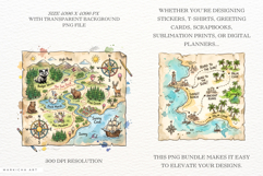 Summer Travel Maps Clipart Product Image 2