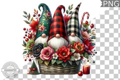 Christmas Gnome Sublimation - Clipart PNG Bundle Product Image 3