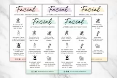 Facial Treatment Aftercare Card Template - Mini 5 Colors Product Image 3