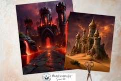 Arcane Citadel Realms Fantasy Backdrop and Junk Journal Kit Product Image 11